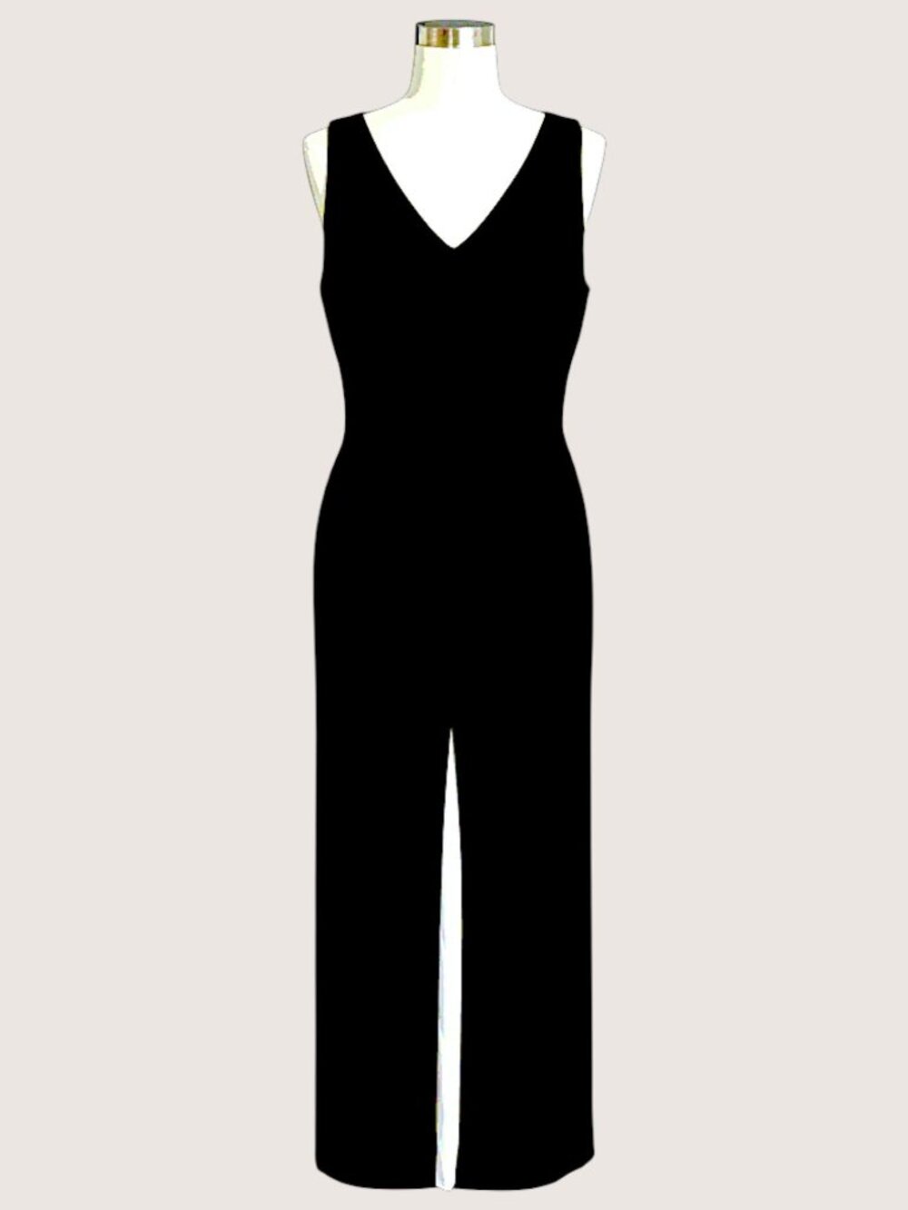 Joseph Ribkoff Black & White Formal Maxi Dress Size 14 Evening Gown NWT